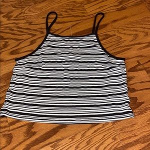 Crop Top with Stripes